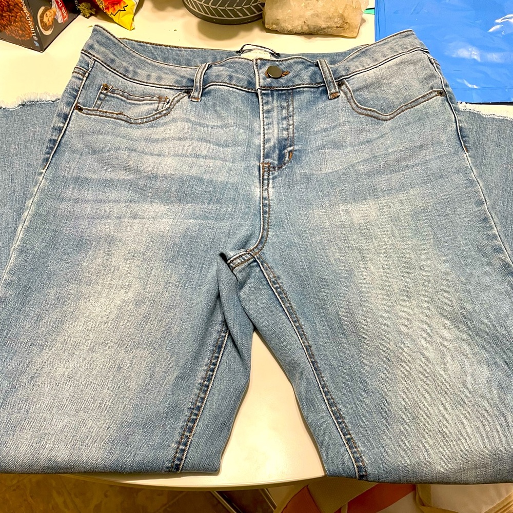 Straight leg jeans